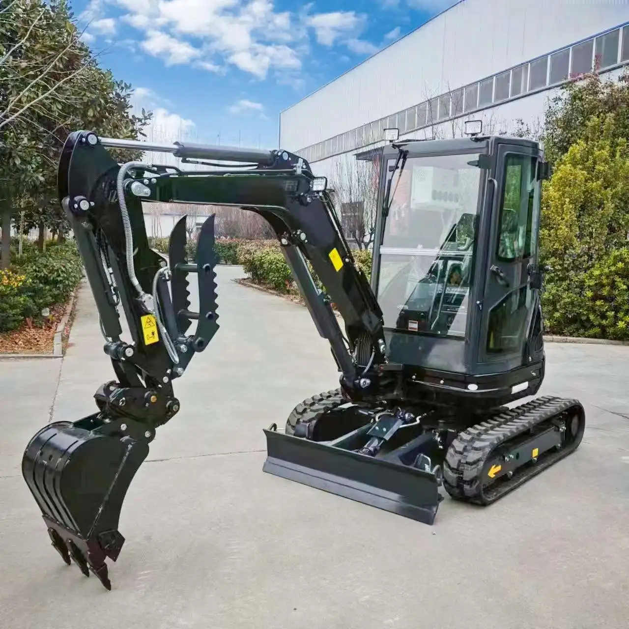 New 3ton mini digger5 Ton excav mini crawler excavator earth-moving machinery mini excavator for sale with Cab