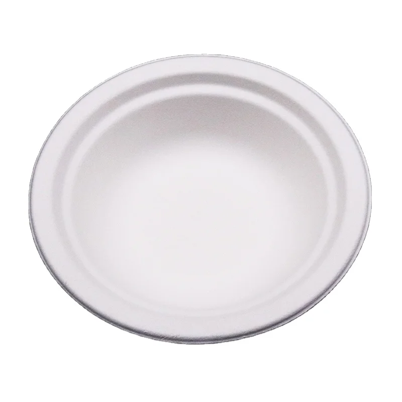 New material PFAS FREE compostable tableware 12oz 350ml bowls biodegradable sugarcane bagasse bowl