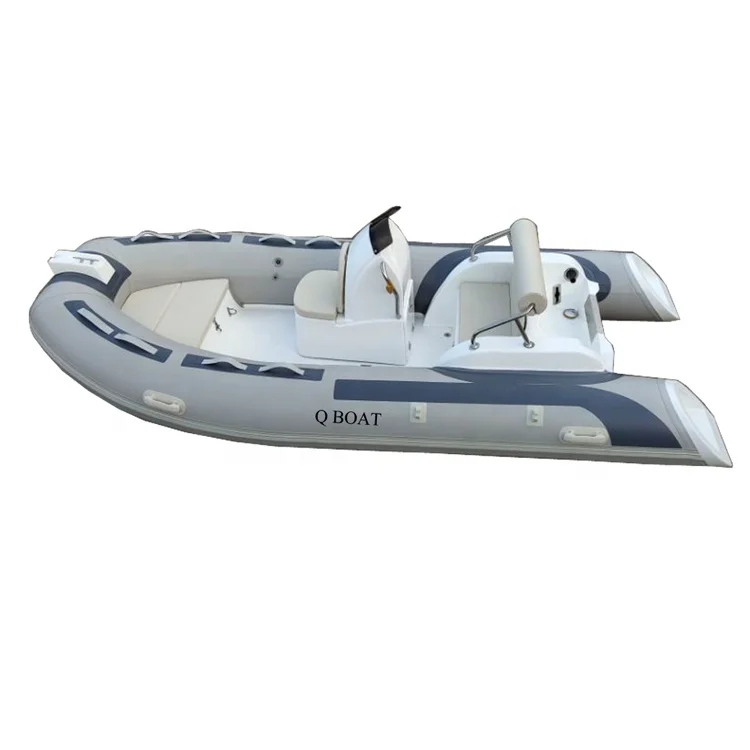  Клиент 6 человек RIB390 надувная рыбацкая лодка на полу
