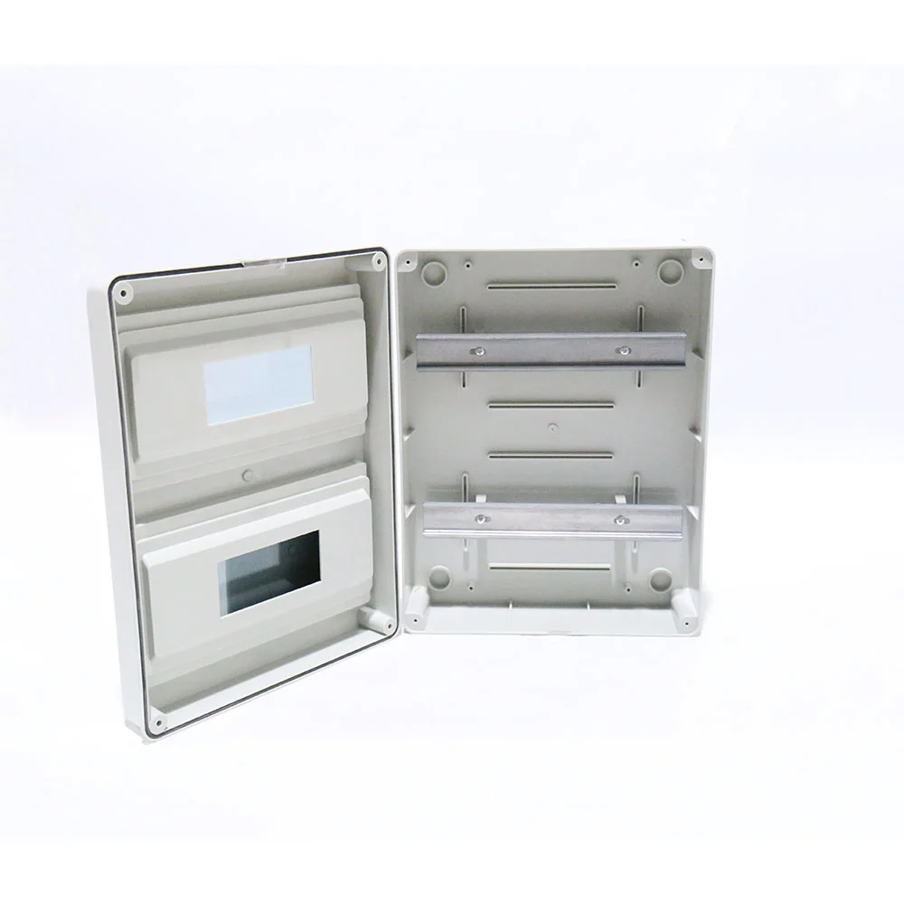 ABS IP65 Waterproof Power Electric Distribution Box HT- 24 Ways Solar Plastic Box MCB SPD Fuse Connecting Box