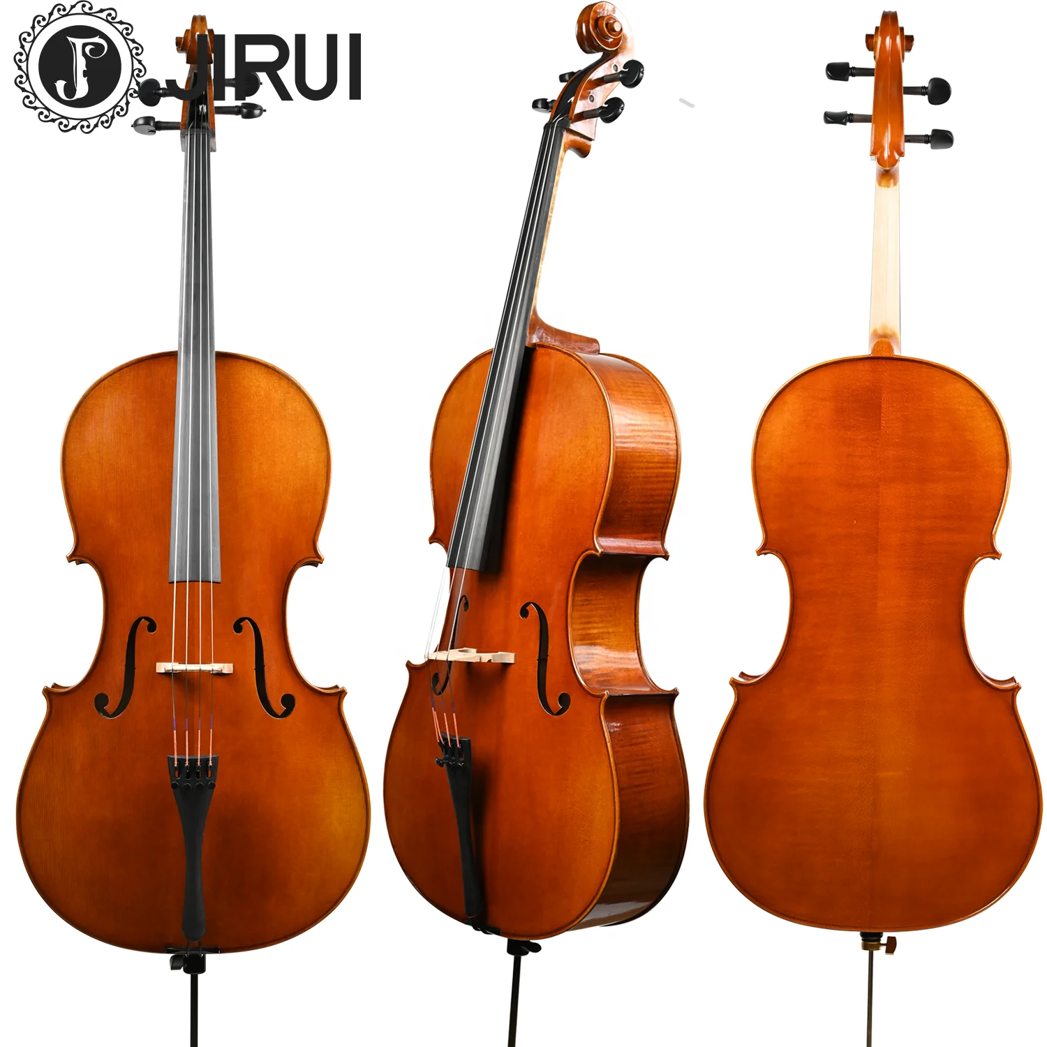Top Selling Professional Cello4/4 1/8 Cello Handmade High Quality Violins with Advanced Spruce Wood Carbon Fiber Brazil Wood Bow