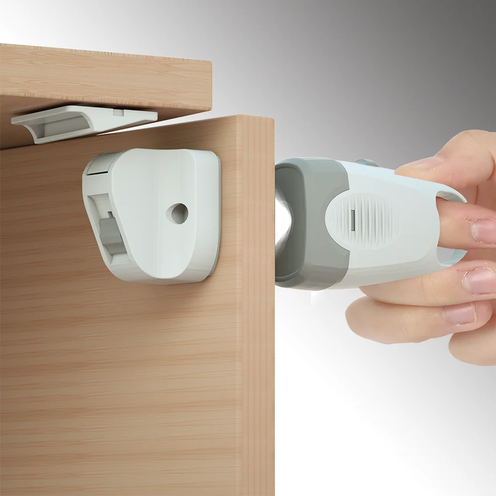 Magnetic Child Safety Cabinet Locks -  Baby Proofing Latches to Drawer Door Fridge Oven Toilet Seat Kitchen Cupboard locks