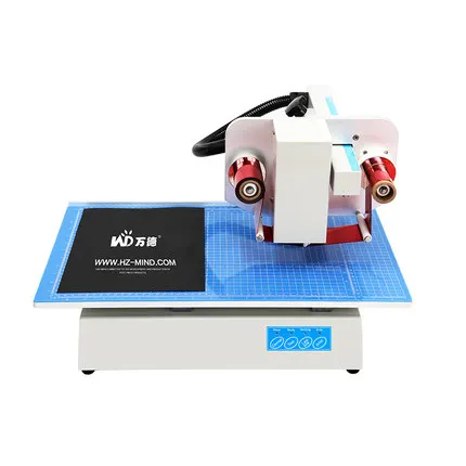 WD-8025 Desktop Digital Foil Stamping Machine 56*250mm Area Easy to Operate Semi-Automatic for Home Use & Printing Shops