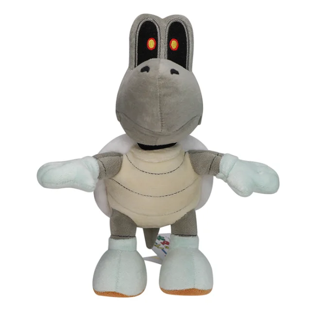 Newest anime cartoon mario plush figure 9inch super bros mario dry bones plush dolls for decoration