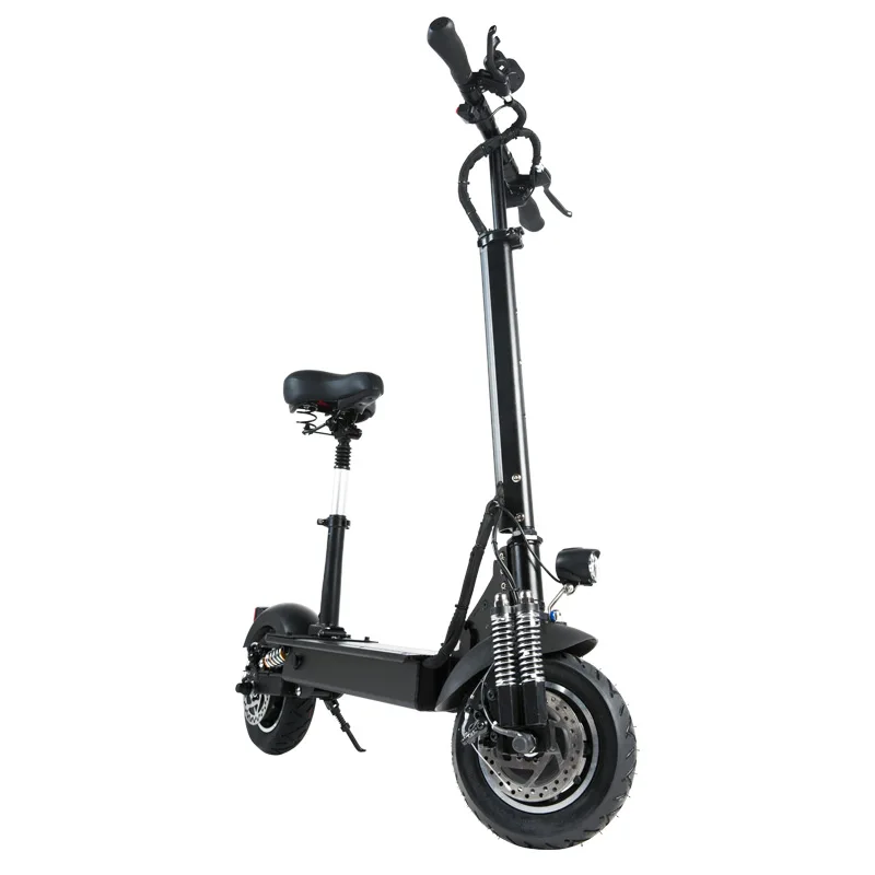 Janobike Электрический скутер для взрослых 52 в/2000 Вт 10 дюймов дорожные шины складной электрический двойной двигатель