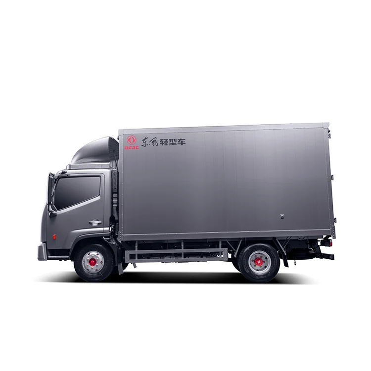 New Generation Cabin Dongfeng T17 4x2 3300mm 3800mm Left Hand Drive Single Cab diesel Light Cargo Box Refrigerated Truck