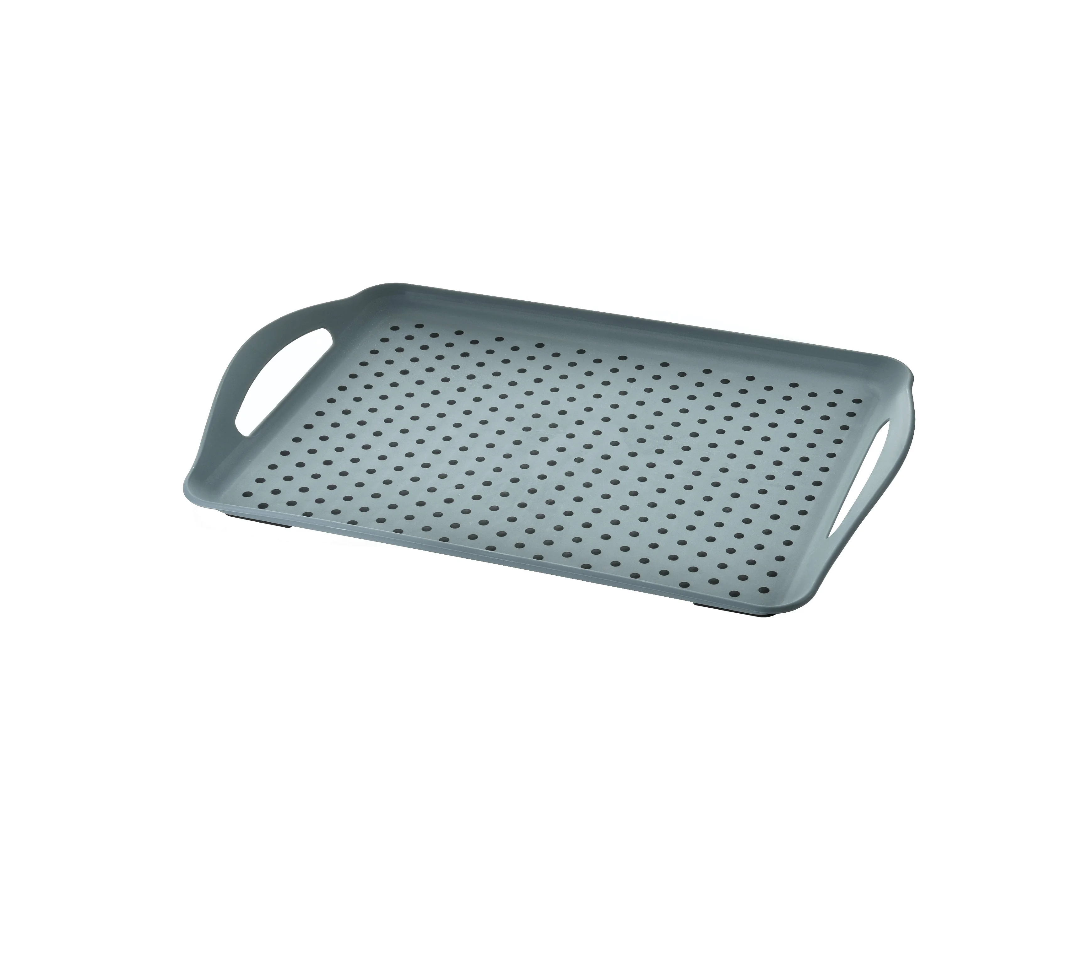 SA-7210 Non slip plastic food tray, non slip fast food tray