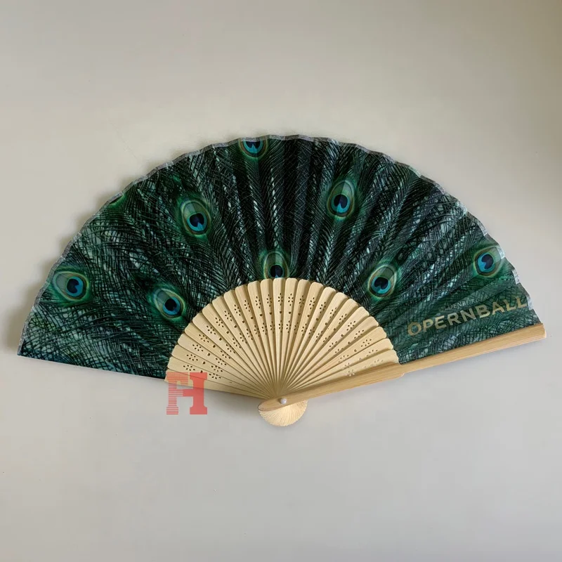 Высококачественный элегантный ручной вентилятор из бамбука высокого качества оптом