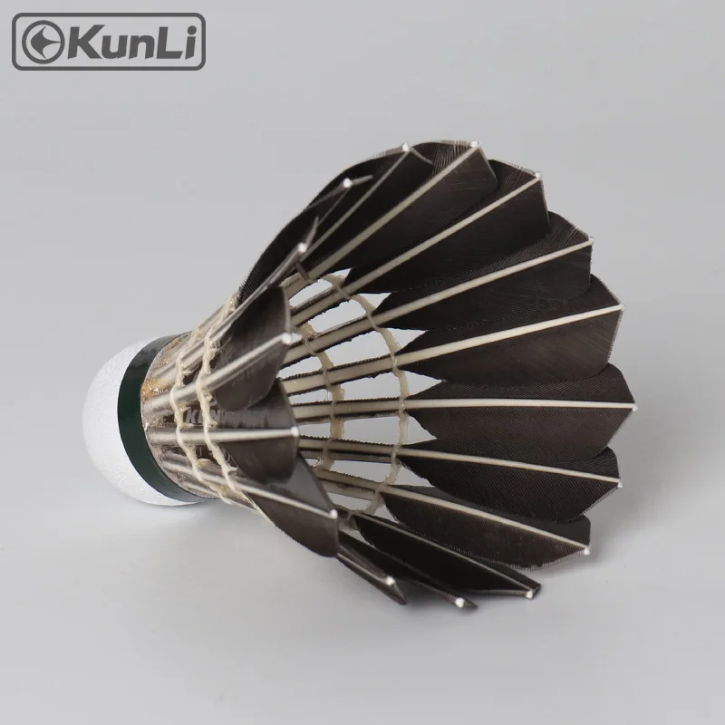 badminton shuttlecock KL-08 black goose feather shuttlecocks super durable for training outdoor shuttle cock badminton ball