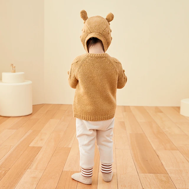 Knitted Girls Cardigan Girls Sweater Coat Kids Clothing Cardigan Acrylic/Nylon