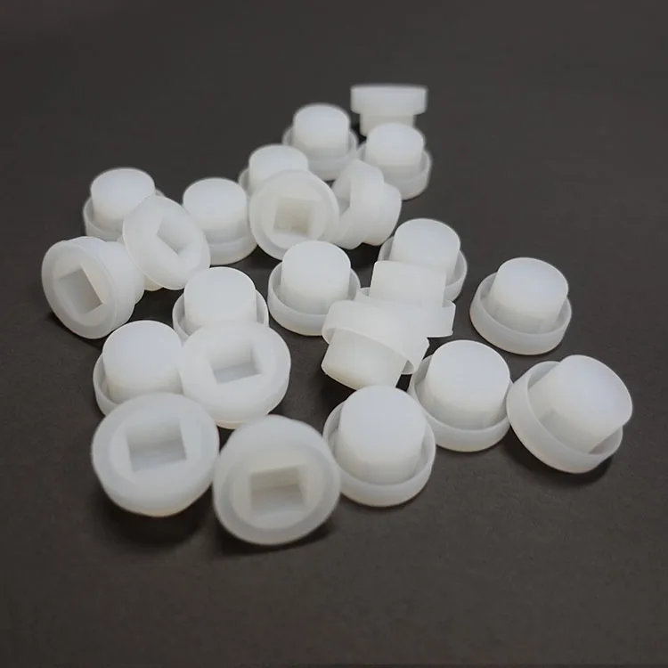 Custom Made Silicone Molding Parts Products Dustproof And Waterproof Silicone Rubber Hole Stopper Plug