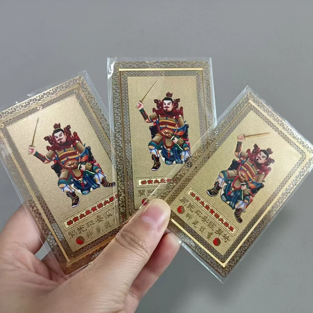 Профессиональный производитель позолоченная Золотая карта Fengshui латунная Taisui