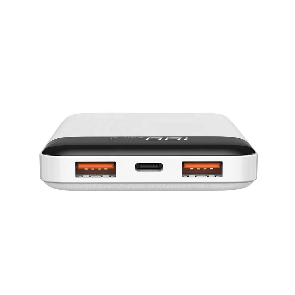 New Product Oem Gift Li-Polymer Powerbank 2021 Power Bank 10000mah With Cable