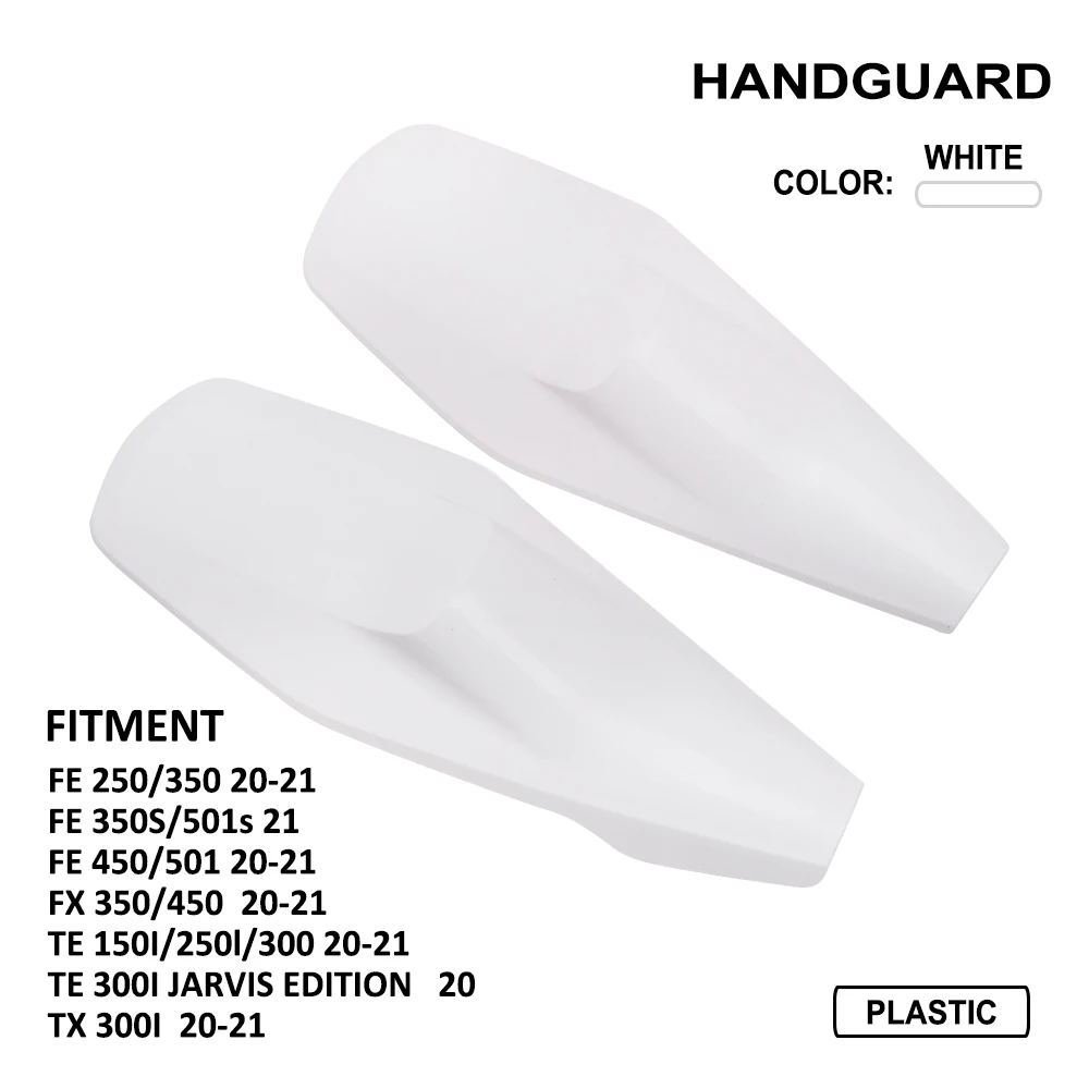 JFG FE250 FE350S easy install high quality PP Plastic motorcycle hand guards for Husqvarna