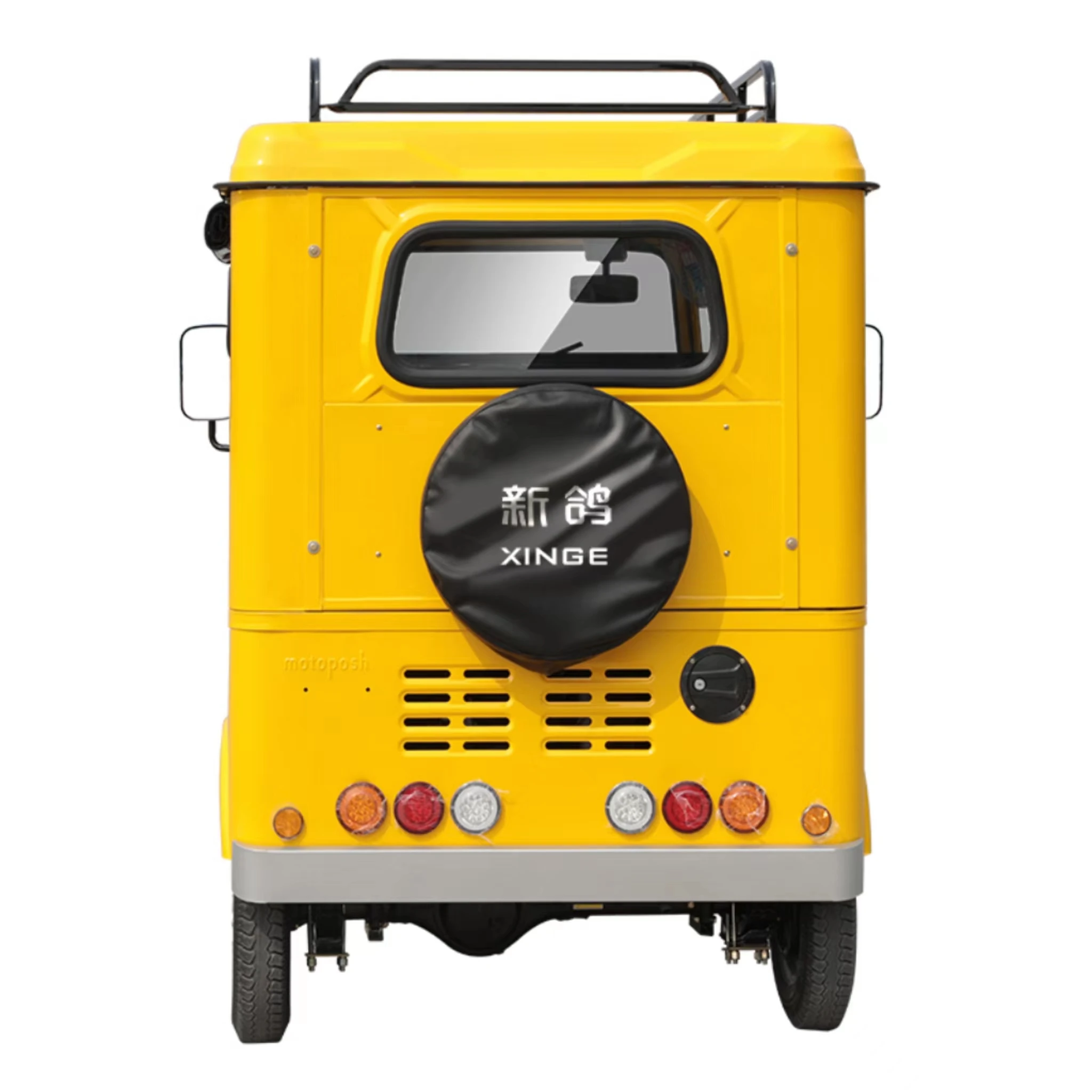 2024 New Type Motorized Tricycle Auto Rickshaw Gasoline Passenger Three Wheel Motorcycle