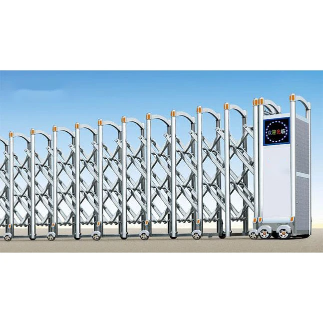 Durable Waterproof Retractable Gate Electronic Folding Collapsible Gate Automatic Retractable Gate