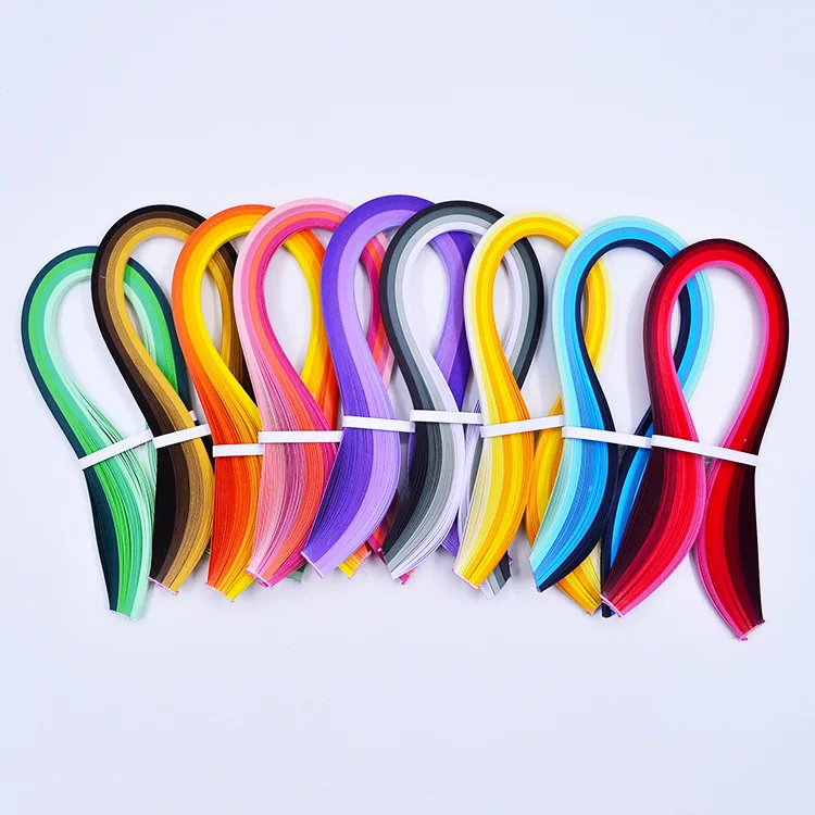 Colorful Quilling Strips Set Gradient Quilling Strips for Crafts