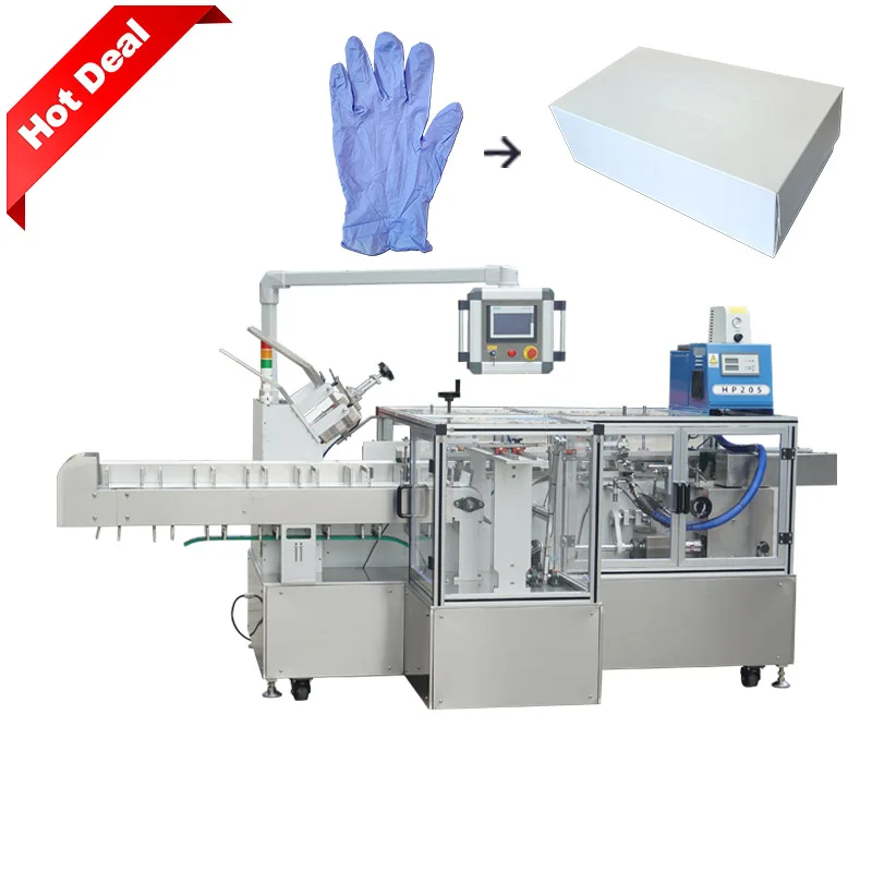 Y-pack Hot sale medical gloves cartoning machine manufacturer