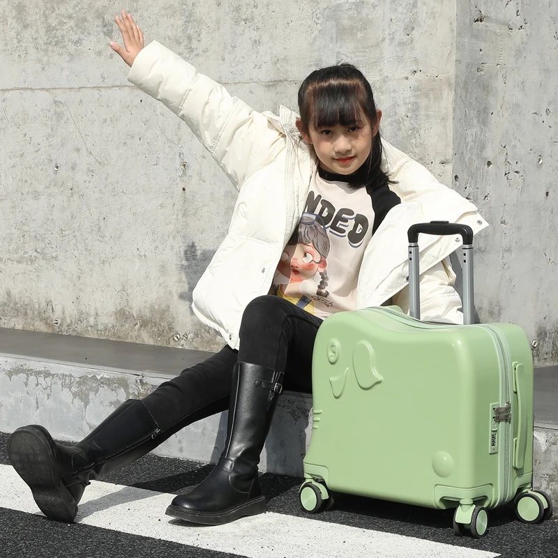 Kids suitcase case suitcase travel luggage set for outdoors traveling box cabin luggage trolley case  bags & cases