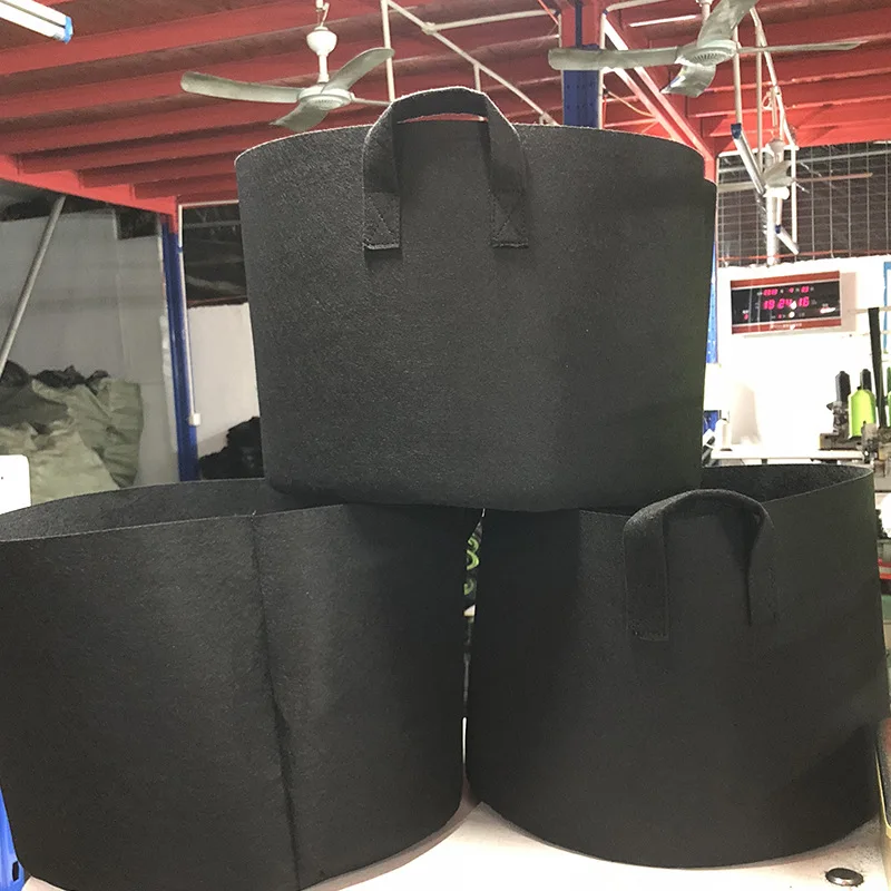 3 gallon Double layer knit durability and breathability Fabric Garden Grow Bag For Plant With Handles