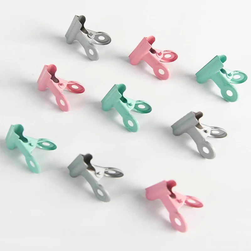 Maxery12 штук 30 мм цвет круглый зажим ярких цветов бумажные зажимы железа для студента офиса школы личных документов