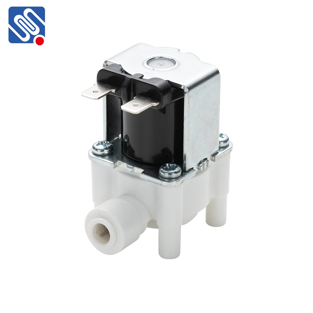Meishuo FPD360A2Z DC12V 24V 36V water valve 1/4' Quick Connect Fitting Combined flushing solenoid valve