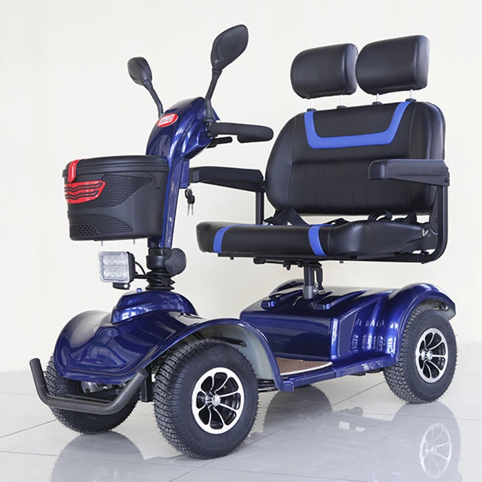 
1000w NEW Model 2 seat mobility electric scooter2 seat 4 wheel mobility electric scooter 