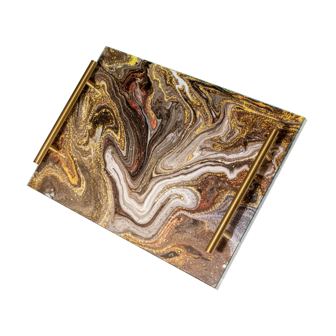 Shabbat Tableware Challah Board & Trays  Judaica Tempered glass Acrylic Judaica Challah Board for Blessing