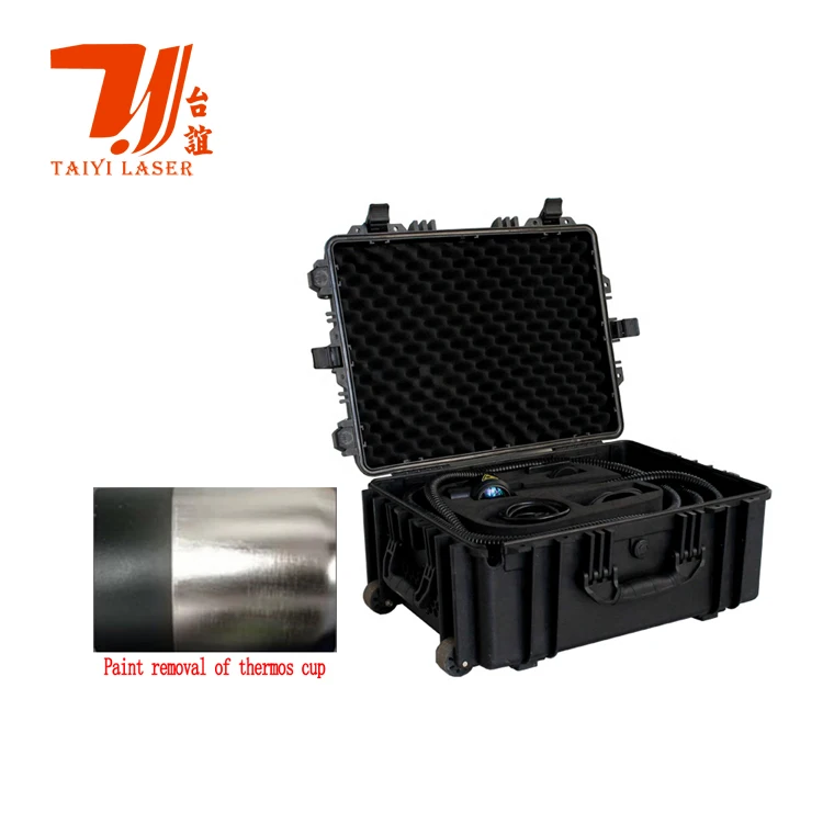 Canton Fair Promotion No Damage 100W 200W Handheld Pulse Fiber Laser Cleaning Machine Remove Rust Paint