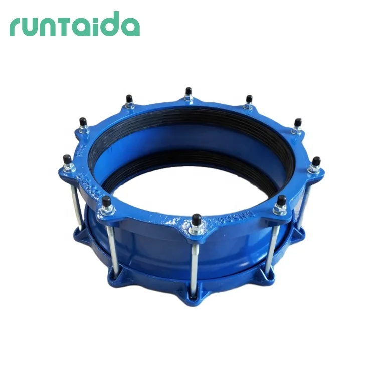 Factory price for PVC HDPE pipes using PN10 PN16 large size ductile iron carbon steel universal dressing coupling