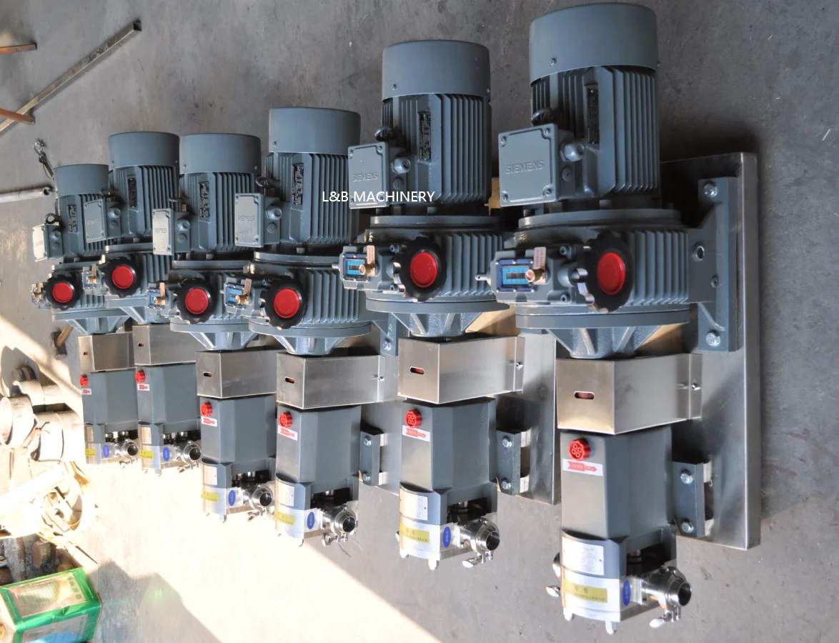 High Viscosity Rotary Lobe Pump SS304 SS316L Corrosion Resistance Automatic Chemical Liquid Transfer Pump