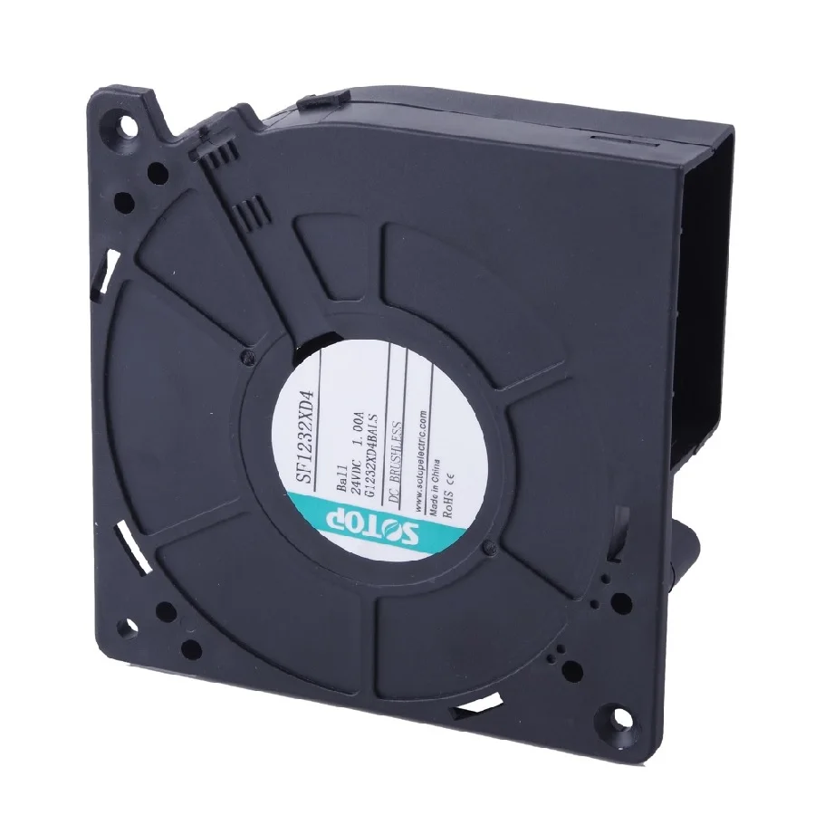 1232 120 x 120 x 32 mm High Pressure  12V 24V 48V Centrifugal DC cross flow Blower fan with High airflow RD FG PWM