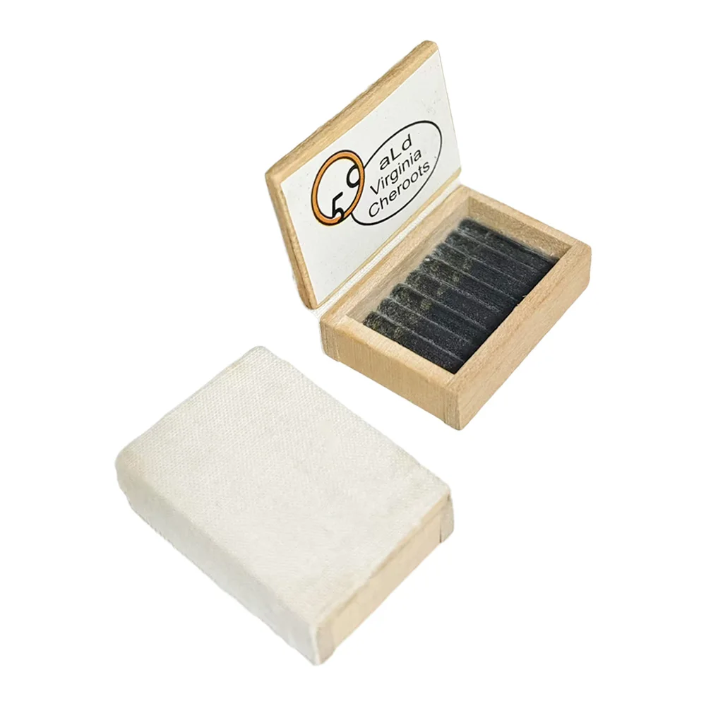 Miniature food toy scene model doll house dollhouse accessories mini cigar box