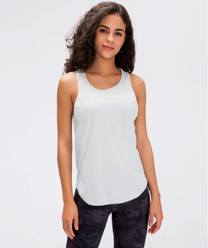 
Activewear high quality sport vest women running workouts summer racerback yoga tank top 
