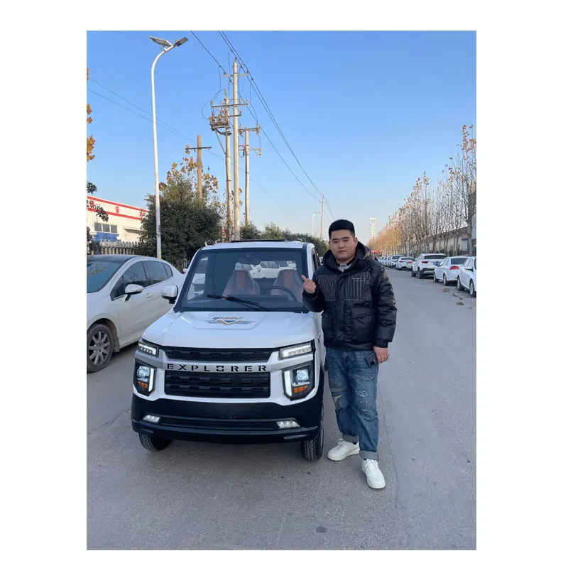 2024 New Model Electric Pickup Mini Electric Car With Lithium Battery Electric Pickup Bulk For Sale