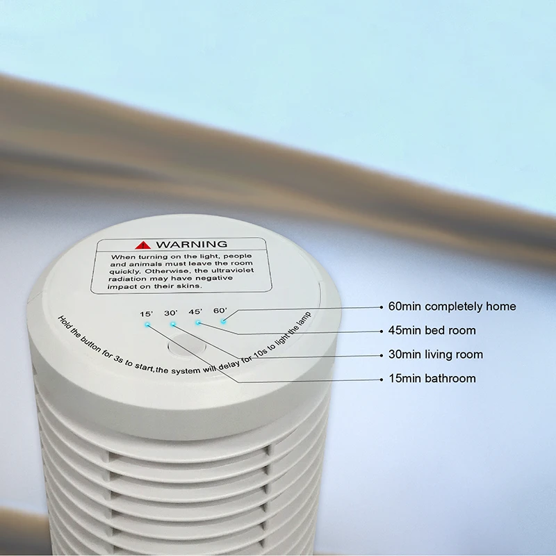 
Motion Sensor 36W Wall Plug 100-120V UV Lamp Sterilization uvc 185-253.7 Hospital Indoor Application 