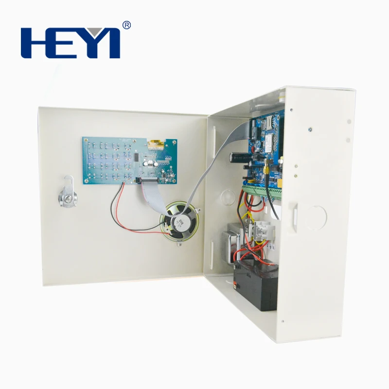 Hot Sale HEYI Industrial Engineering Wired Wireless 2G 4G LAN PSTN Alarm Panel for Perimeter Fire Intrusion Intruder System