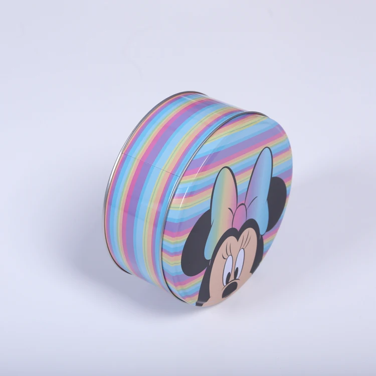 Mickey mouse food packing cake chocolate container tin box