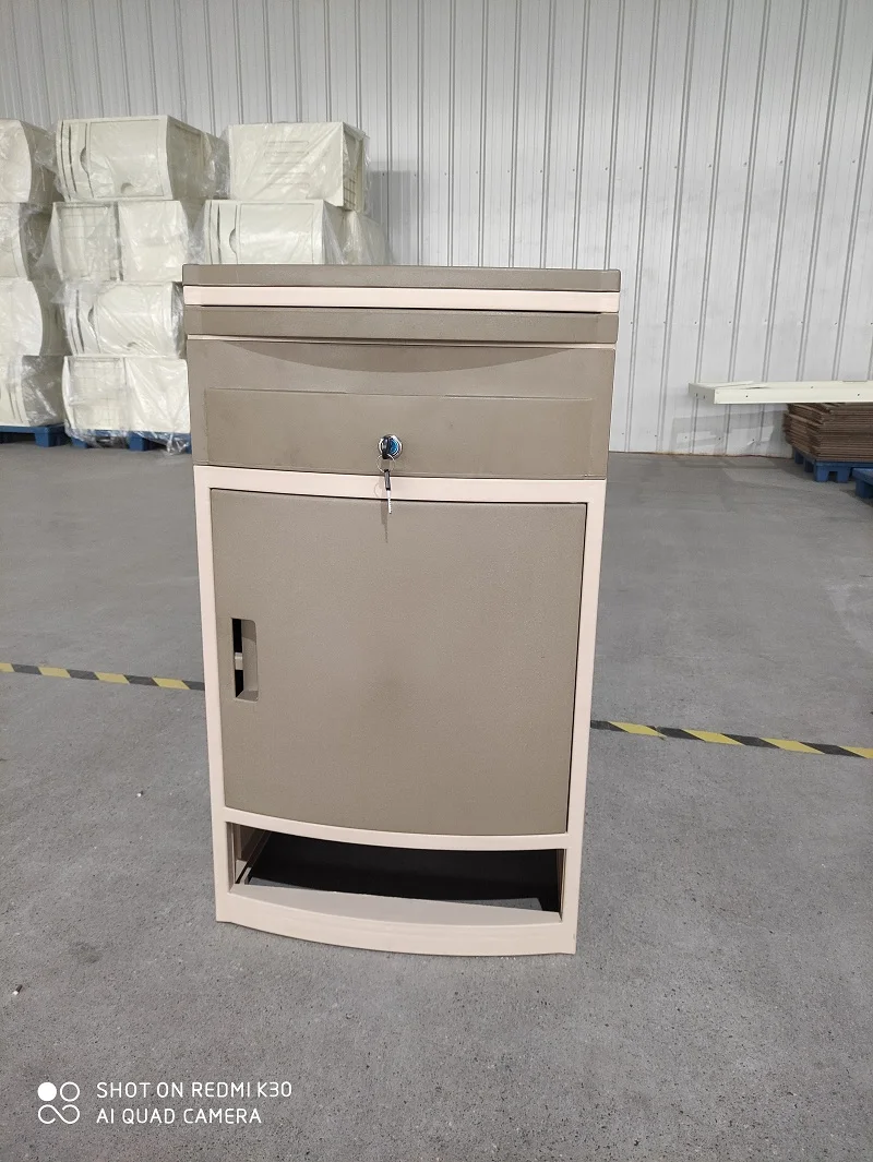 ABS medical bedside tables Plastic Storage Cabinet Locker