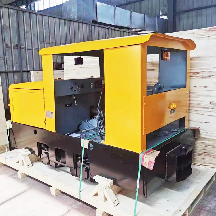 CE Certification Underground Mine Explosion-Proof Diesel Locomotives CCG8.0 Mining Railway Locomotives For Sale