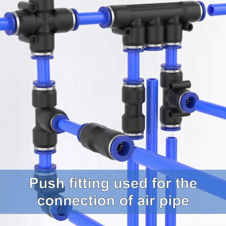 Yueqing Factory Pneumatic Part Plastic Air Hose Quick Connectors for Air Pipe Garden Hose