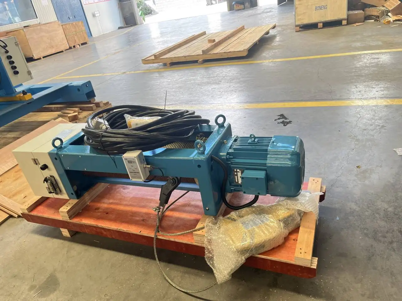 VISION 5T 10T with trolley Electric Wire Rope Hoist Food & Beverage Factory Overhead Crane Types Electric Pulley Lift
