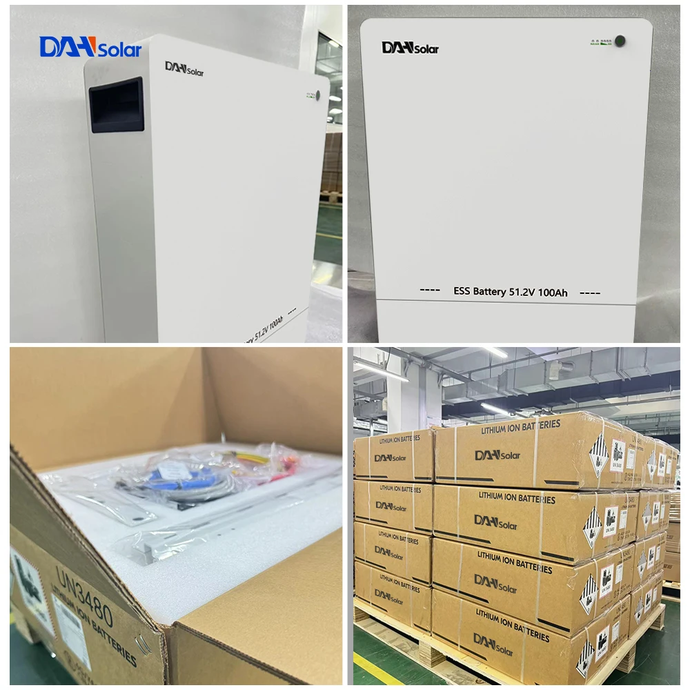 Wall-Mounted Deep Cycle Home Use Solar Battery 51.2V 100Ah 5kwh Lithium Battery