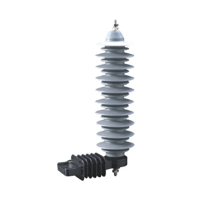 YH10W-24 High Voltage Gapless Metal Oxide Lightning Arrester For Distribution Transforme Polymer Silicone Rubber Surge Arrester