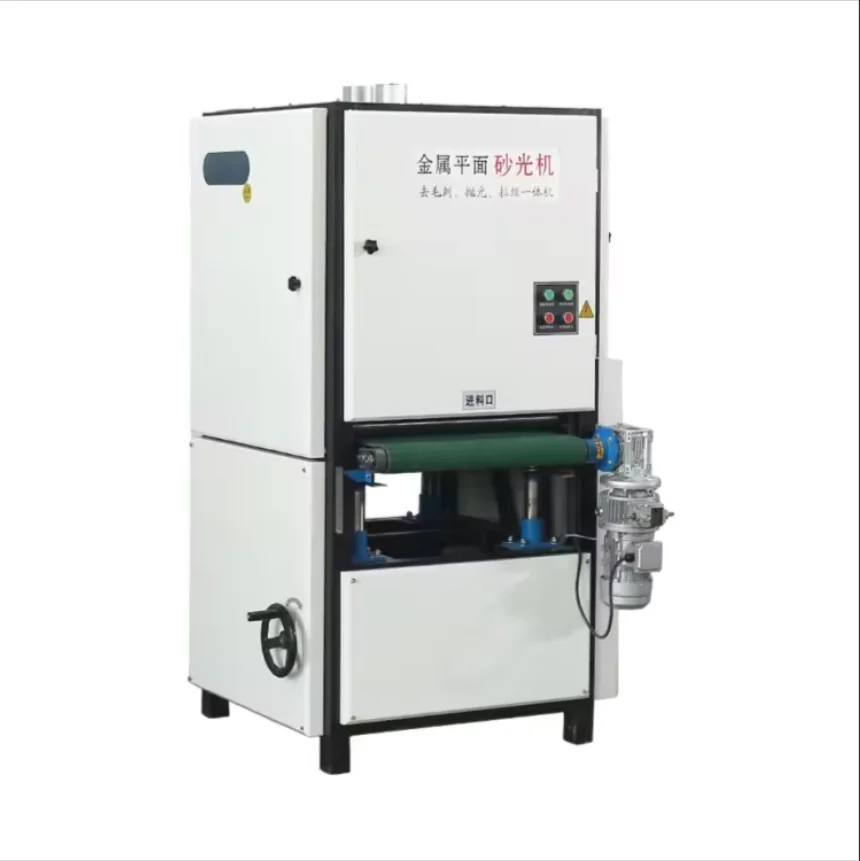 1000 mm Automatic Flat Polishing Machine Metal Polishing Derusting Machine Stainless Steel Sheet Drawing Machine