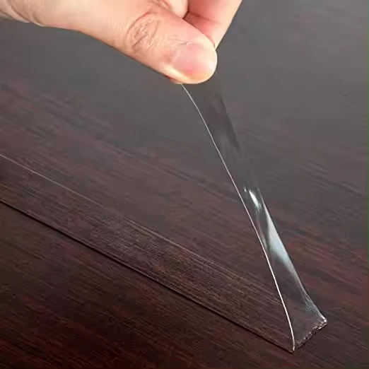 Super Strong Adhesive Solvent Acrylic glue Double Sided PET Adhesive Tape With Red release film liner