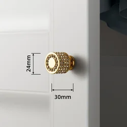 Modern simple personality creative Nordic cabinet diamond handle knob round square drawer wardrobe handle