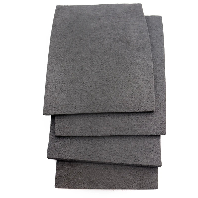 3mm 5mm 10mm High Temp Welding Blanket Fireproof Carbon Felt Pan Based Carbon Fiber Soft Graphite Felt