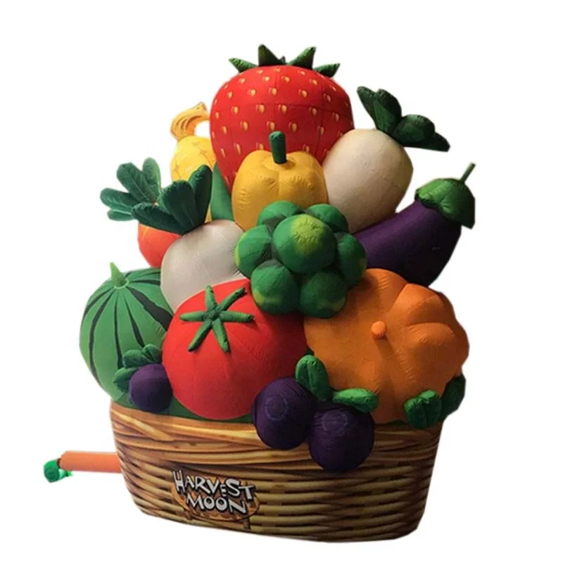 Customized giant advertising inflatables inflatable fruit basket for fruit shop supermarket