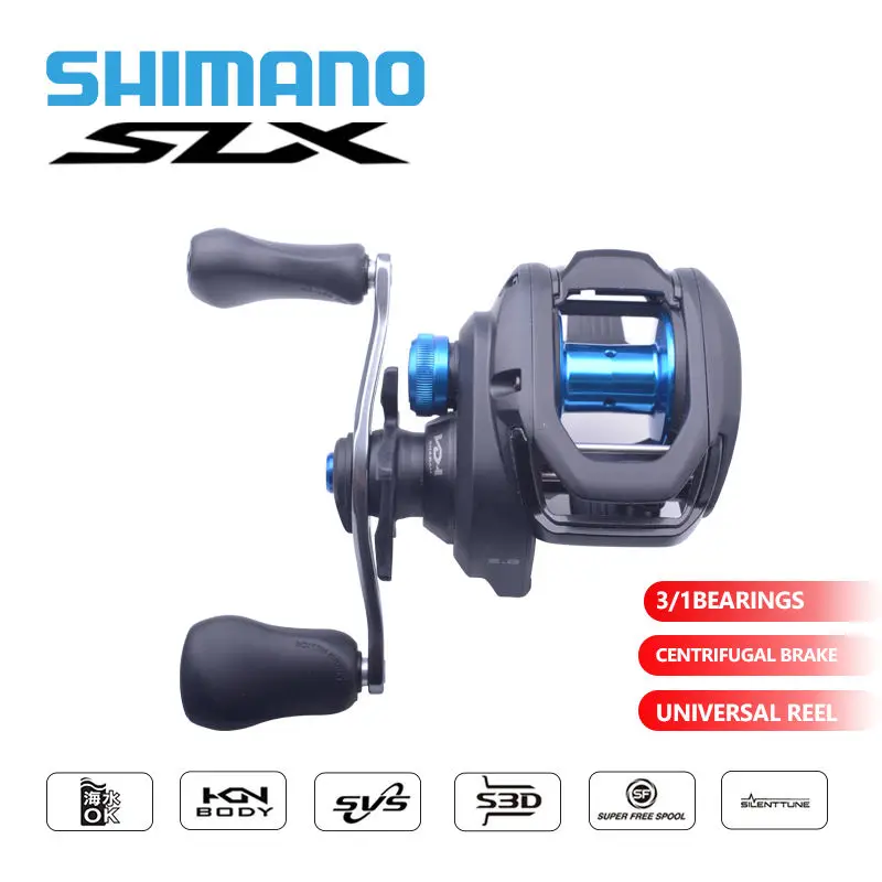 New Baitcasting Reel 23 Slx Low Profile Wheel 150 150hg 151 151hg 150xg 151xg 11/12lb Saltwater Fishing Reel